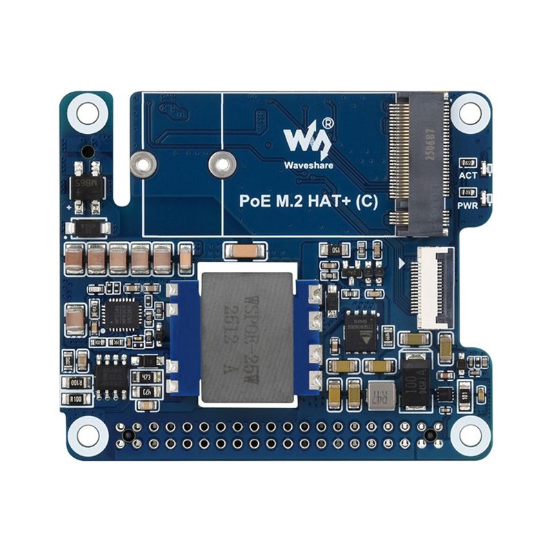 Turing Pi 2 - Waveshare M.2 HAT+ (C) Papan Adaptor