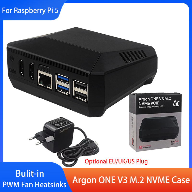 Turing Pi 2 - Casing Argon ONE V3 M.2 NVME