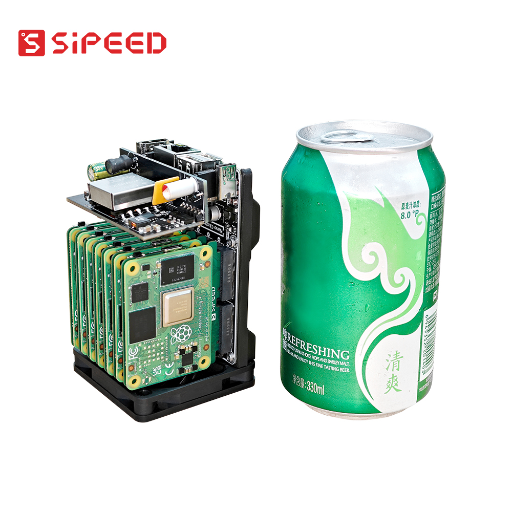 Sipeed NanoCluster 7x CM4/CM5  - Deskpi Super6C ulasan dan harga